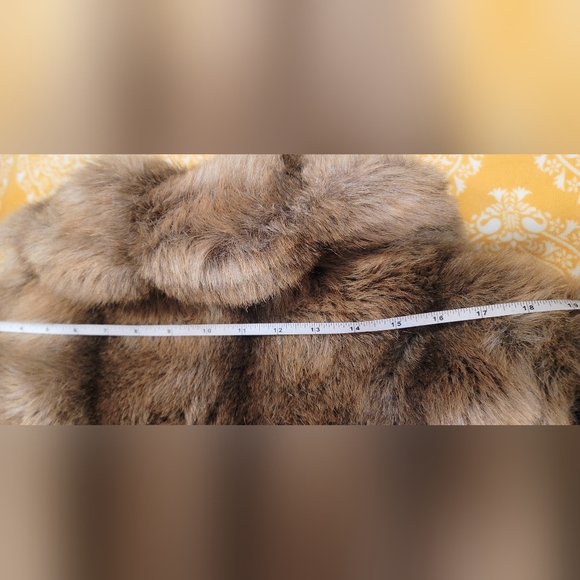 Vintage STEARNS Hansa Branta GOOSE DOWN faux fur Ladies Petite jacket coat Sz L - Picture 16 of 16